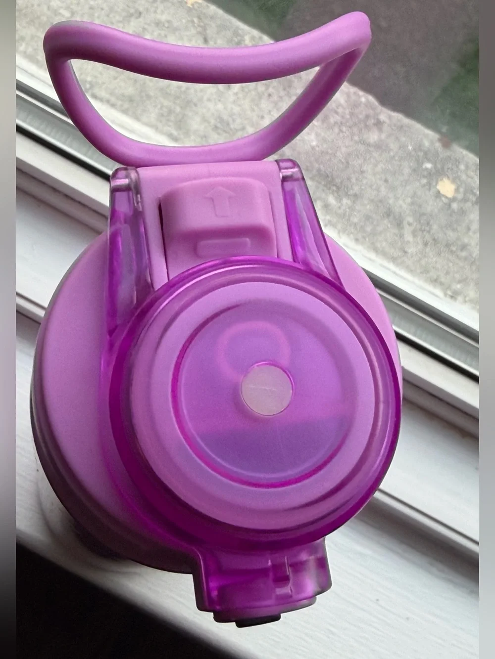 Pink Insulated Water Bottle with Flip Lid